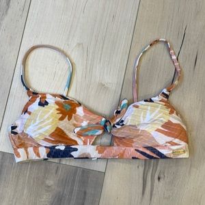 Roxy Floral Swim Top, size XS